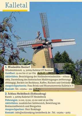 Programmseite Tag des Offenen Denkmals 2025