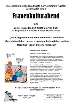 Frauenkulturabend